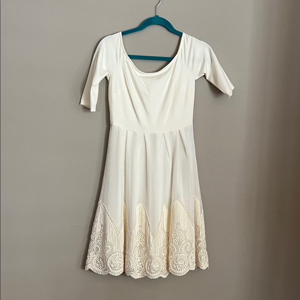 The Clothing Company cream dress